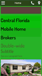 Mobile Screenshot of centralfloridamobilehomebrokers.com